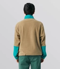 HUF Range Quarter Zip Polar Fleece - Olive -Skateboard Kortingswinkel huf range quarter zip polar fleece olive 5