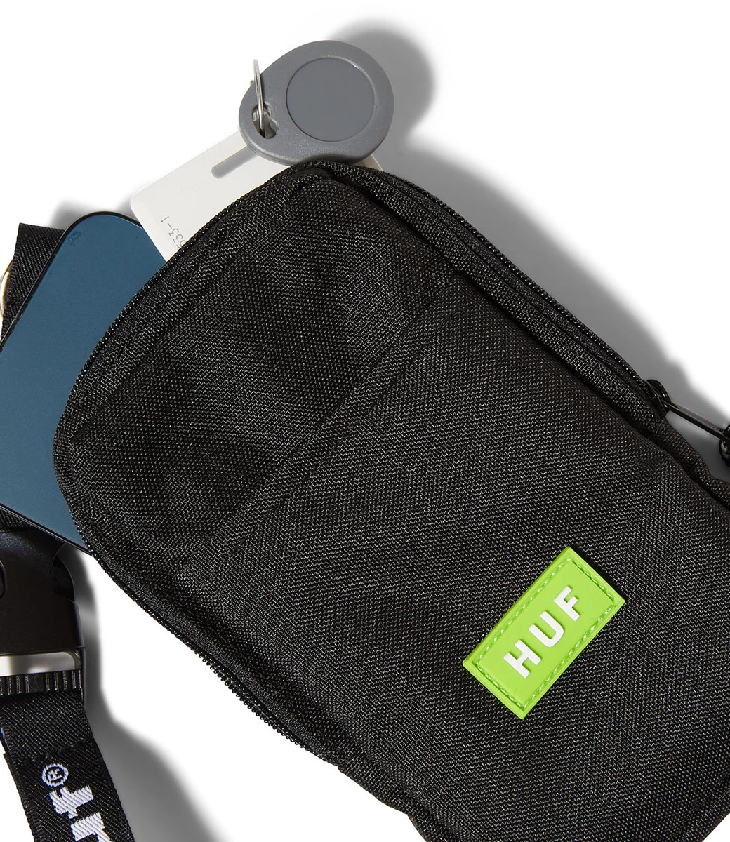 HUF Recon Lanyard Pouch - Black 5 HUF Recon Lanyard Pouch - Black - Afbeelding 3