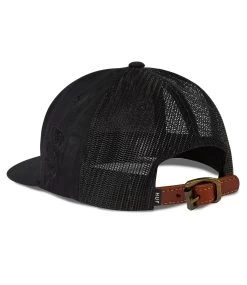 HUF Remio Wavy Trucker Cap - Black -Skateboard Kortingswinkel huf remio wavy trucker cap black 2