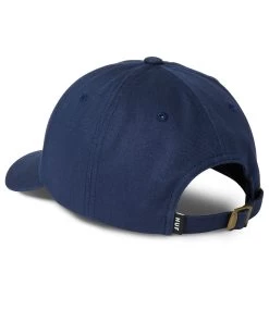 HUF Set Og Curved 6 Panel Hat - Navy -Skateboard Kortingswinkel huf set og curved 6 panel hat navy 2
