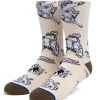 HUF Steven Harrington Crew Sock - Natural 2 HUF Steven Harrington Crew Sock - Natural -Skateboard Kortingswinkel huf steven harrington crew sock natural