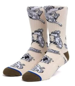 HUF Steven Harrington Crew Sock - Natural