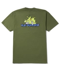 HUF Swat Team T-Shirt - Olive 8 HUF Swat Team T-Shirt - Olive -Skateboard Kortingswinkel huf swat team t shirt olive 2