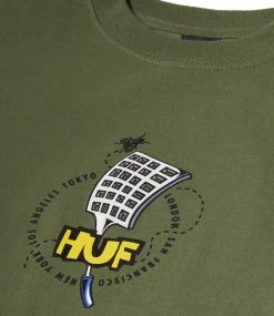 HUF Swat Team T-Shirt - Olive 9 HUF Swat Team T-Shirt - Olive -Skateboard Kortingswinkel huf swat team t shirt olive 3