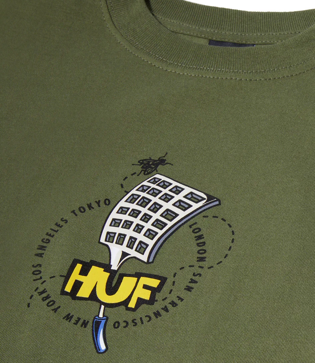 HUF Swat Team T-Shirt - Olive 6 HUF Swat Team T-Shirt - Olive - Afbeelding 4