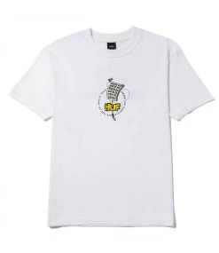 HUF Swat Team T-Shirt - White -Skateboard Kortingswinkel huf swat team t shirt white 1
