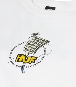 HUF Swat Team T-Shirt - White -Skateboard Kortingswinkel huf swat team t shirt white 3