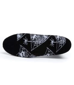 HUF Tangled Webs Crew Sock - Black -Skateboard Kortingswinkel huf tangled webs crew sock black 2