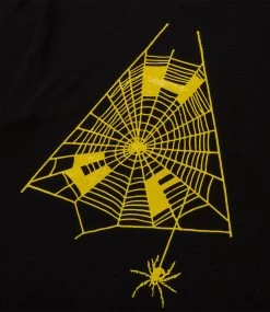 HUF Tangled Webs Tt T-Shirt - Black -Skateboard Kortingswinkel huf tangled webs tt t shirt black 3