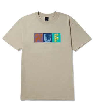 HUF Threemix T-Shirt - Clay 3 HUF Threemix T-Shirt - Clay