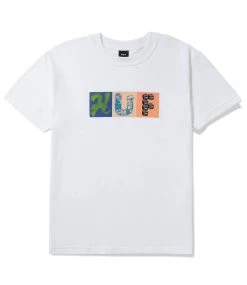 HUF Threemix T-Shirt - White -Skateboard Kortingswinkel huf threemix t shirt white 1