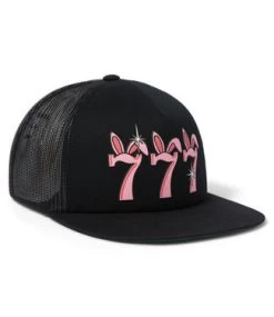 HUF Triple 7 Trucker Hat - Black