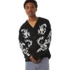 HUF Twin Dragon Cardigan - Black 2 HUF Twin Dragon Cardigan - Black -Skateboard Kortingswinkel huf twin dragon cardigan black