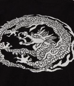 HUF Twin Dragon Cardigan - Black -Skateboard Kortingswinkel huf twin dragon cardigan black 6