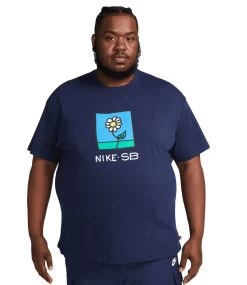 NIKE SB Daisy T-Shirt - Midnight Navy -Skateboard Kortingswinkel nike sb daisy t shirt midnight navy 1