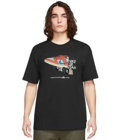 NIKE SB Dunkteam Tee - Black -Skateboard Kortingswinkel nike sb dunkteam tee black 1