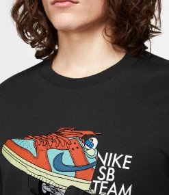NIKE SB Dunkteam Tee - Black -Skateboard Kortingswinkel nike sb dunkteam tee black 5