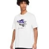 NIKE SB Dunkteam Tee - White -Skateboard Kortingswinkel nike sb dunkteam tee white