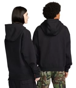 NIKE SB HBR Hoodie - Black/White -Skateboard Kortingswinkel nike sb hbr hoodie black white 2