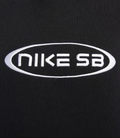 NIKE SB HBR Hoodie - Black/White -Skateboard Kortingswinkel nike sb hbr hoodie black white 4