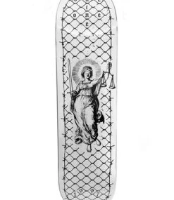 NINE ONE ONE Lady Justice Deck White - 8.0