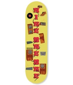 NINE ONE ONE Roots Explosion Deck - 8.25 -Skateboard Kortingswinkel nine one one roots explosion deck 825 1