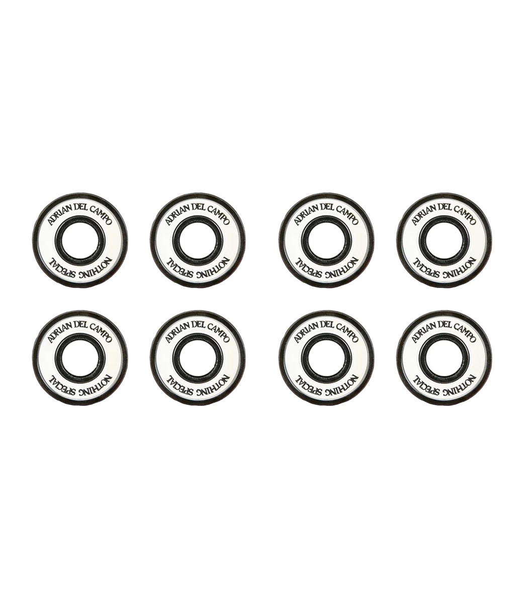 NOTHING SPECIAL Adrian Del Campo Bearings (8pk) - White 4 NOTHING SPECIAL Adrian Del Campo Bearings (8pk) - White - Afbeelding 2