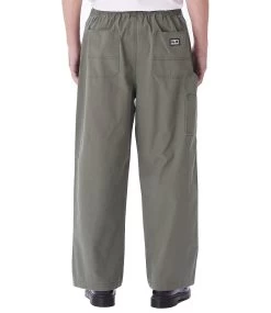 OBEY Big Easy Canvas Pant - Smokey Olive -Skateboard Kortingswinkel obey big easy canvas pant smokey olive 3