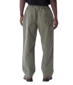 OBEY Big Easy Canvas Pant - Smokey Olive -Skateboard Kortingswinkel obey big easy canvas pant smokey olive 4