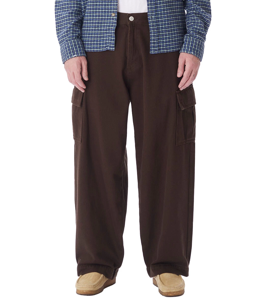 OBEY Big Wig Cargo Denim Pant - Java Brown 4 OBEY Big Wig Cargo Denim Pant - Java Brown - Afbeelding 2