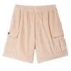 OBEY Easy Cord Emb Cargo Short - Irish Cream -Skateboard Kortingswinkel obey easy cord emb cargo short irish cream