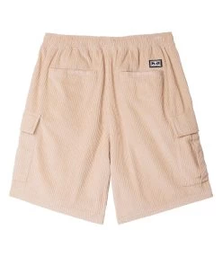 OBEY Easy Cord Emb Cargo Short - Irish Cream -Skateboard Kortingswinkel obey easy cord emb cargo short irish cream 2