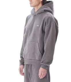 OBEY Lowercase Pigment Hood - Pigment Digital Black -Skateboard Kortingswinkel obey lowercase pigment hood pigment digital black 4