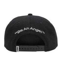 OBEY Obey Angel 6 Panel Snapback - Black -Skateboard Kortingswinkel obey obey angel 6 panel snapback black 2