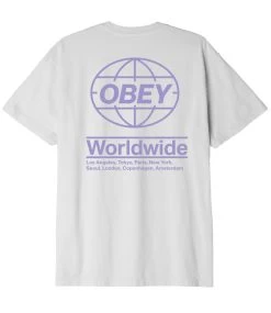 OBEY Obey Global - White -Skateboard Kortingswinkel obey obey global white 1