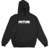 PICTURE SHOW Studio Id Hoodie - Black -Skateboard Kortingswinkel picture show studio id hoodie black