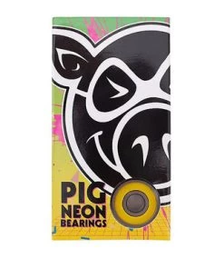 PIG WHEELS Abec-5 Bearings - Neon