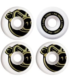 PIG WHEELS C-Line Wheels - 52Mm -Skateboard Kortingswinkel pig wheels c line wheels 52mm 2