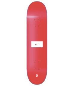 POETIC COLLECTIVE ART Deck Red - 8.0 -Skateboard Kortingswinkel poetic collective art deck red 80 1
