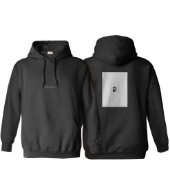 POETIC COLLECTIVE Box Hoodie - Black/white -Skateboard Kortingswinkel poetic collective box hoodie black white 2