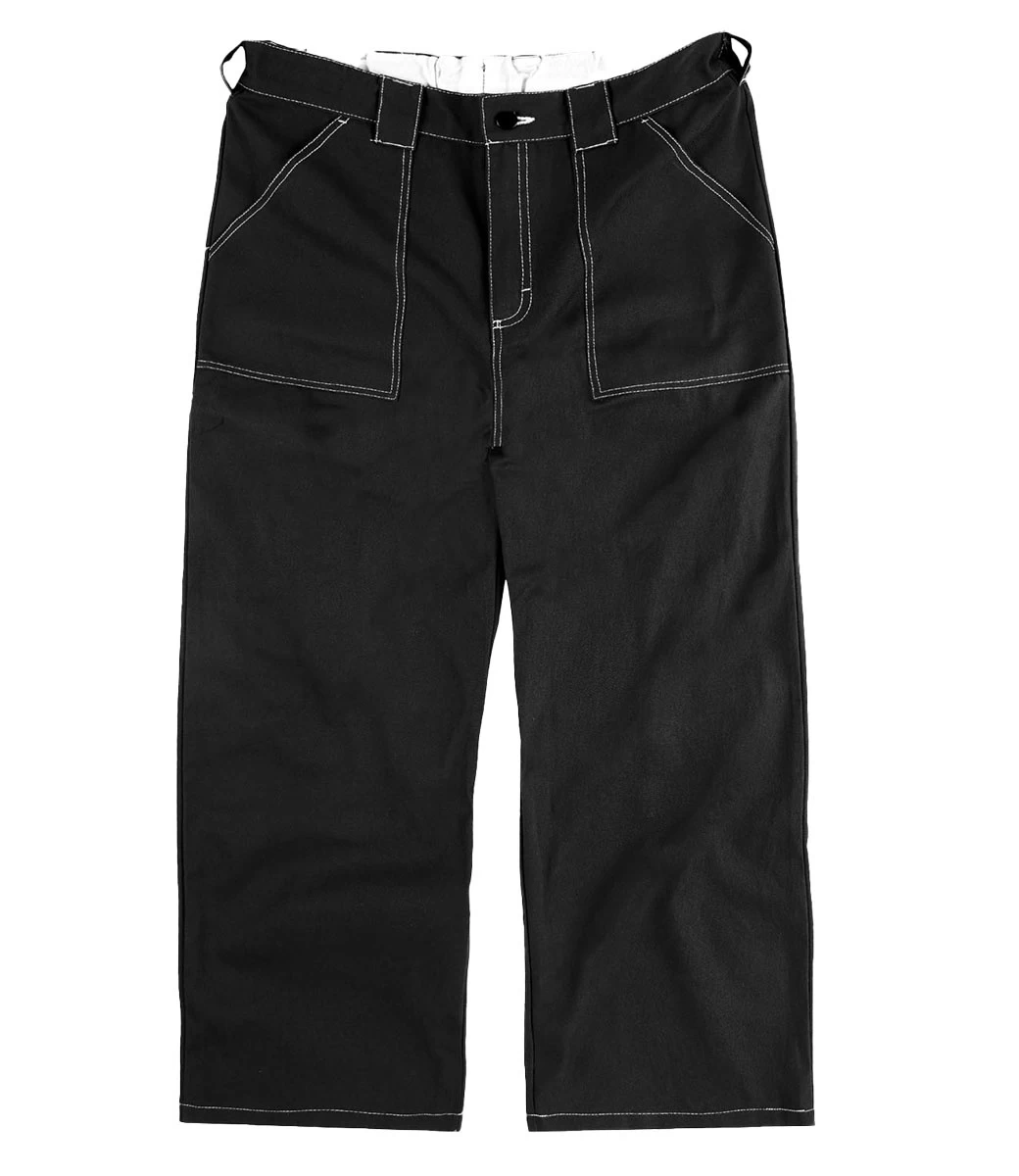 POETIC COLLECTIVE Painter Pants - Black/White Seams 7 POETIC COLLECTIVE Painter Pants - Black/White Seams - Afbeelding 5