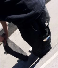 POETIC COLLECTIVE Sculptor Pants - Black Canvas -Skateboard Kortingswinkel poetic collective sculptor pants black canvas 2