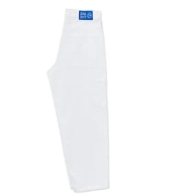 POLAR Big Boy Work Pants - White -Skateboard Kortingswinkel polar big boy work pants white 3