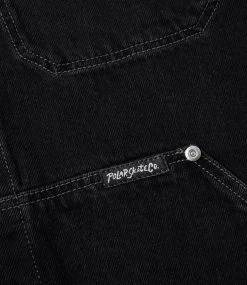 POLAR Patrik Denim Jacket - Silver Black -Skateboard Kortingswinkel polar patrik denim jacket silver black 4