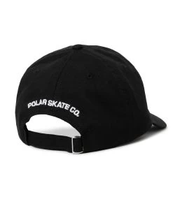 POLAR Polar Face Logo Cap - Black -Skateboard Kortingswinkel polar polar face logo cap black 2