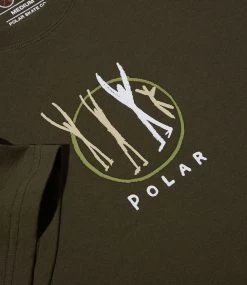 POLAR Polar Gang T-Shirt - Brown 9 POLAR Polar Gang T-Shirt - Brown -Skateboard Kortingswinkel polar polar gang t shirt brown 3
