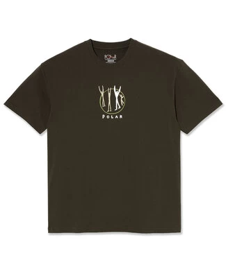 POLAR Polar Gang T-Shirt - Brown 3 POLAR Polar Gang T-Shirt - Brown
