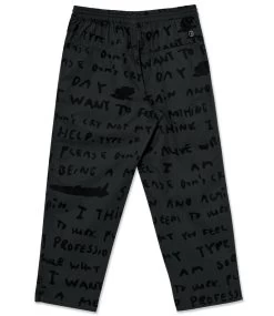 POLAR Sad Notes Surf Pants - Graphite 9 POLAR Sad Notes Surf Pants - Graphite -Skateboard Kortingswinkel polar sad notes surf pants graphite 2