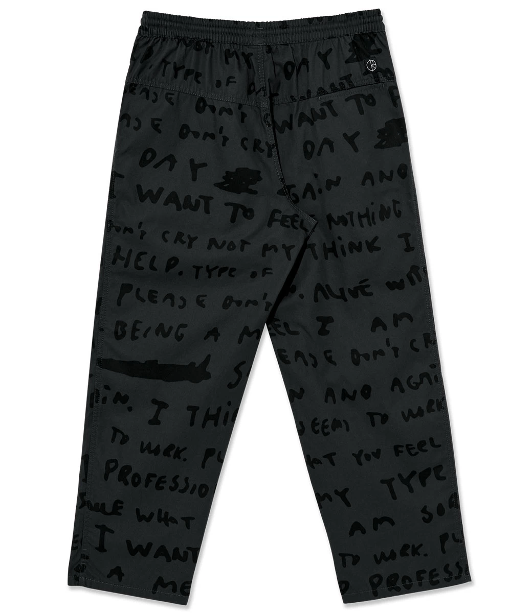 POLAR Sad Notes Surf Pants - Graphite 5 POLAR Sad Notes Surf Pants - Graphite - Afbeelding 3