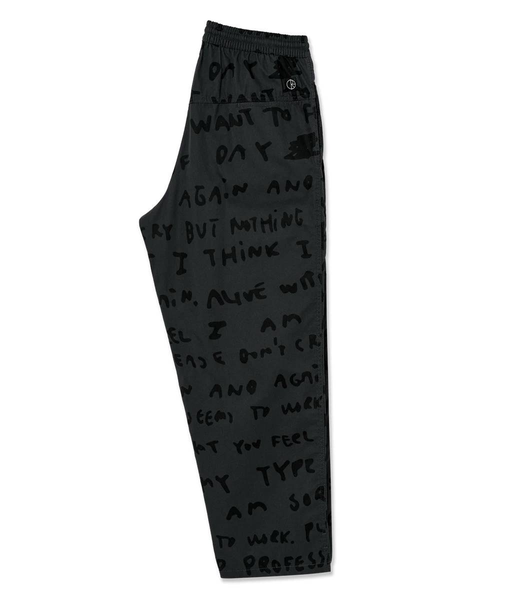 POLAR Sad Notes Surf Pants - Graphite 6 POLAR Sad Notes Surf Pants - Graphite - Afbeelding 4
